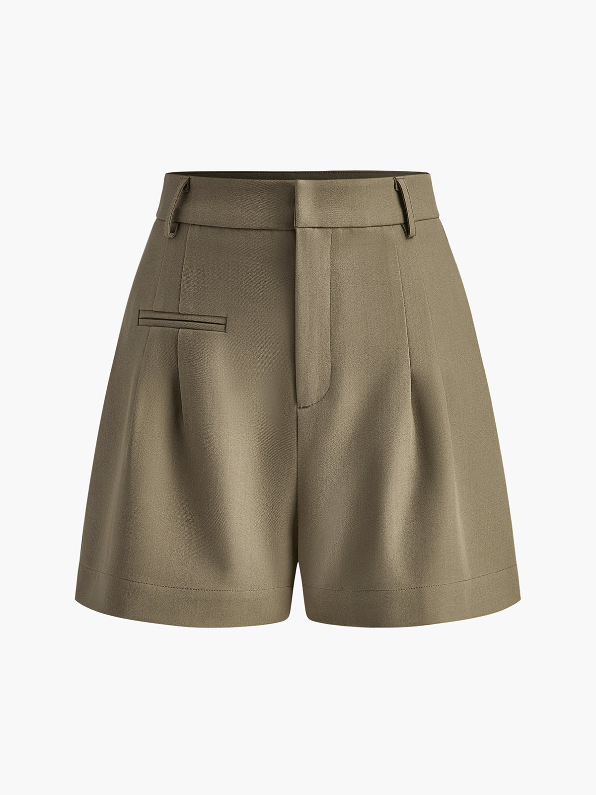 Korte Broek met Hoge Taille voor Dames - Regular Fit Zomerbroek