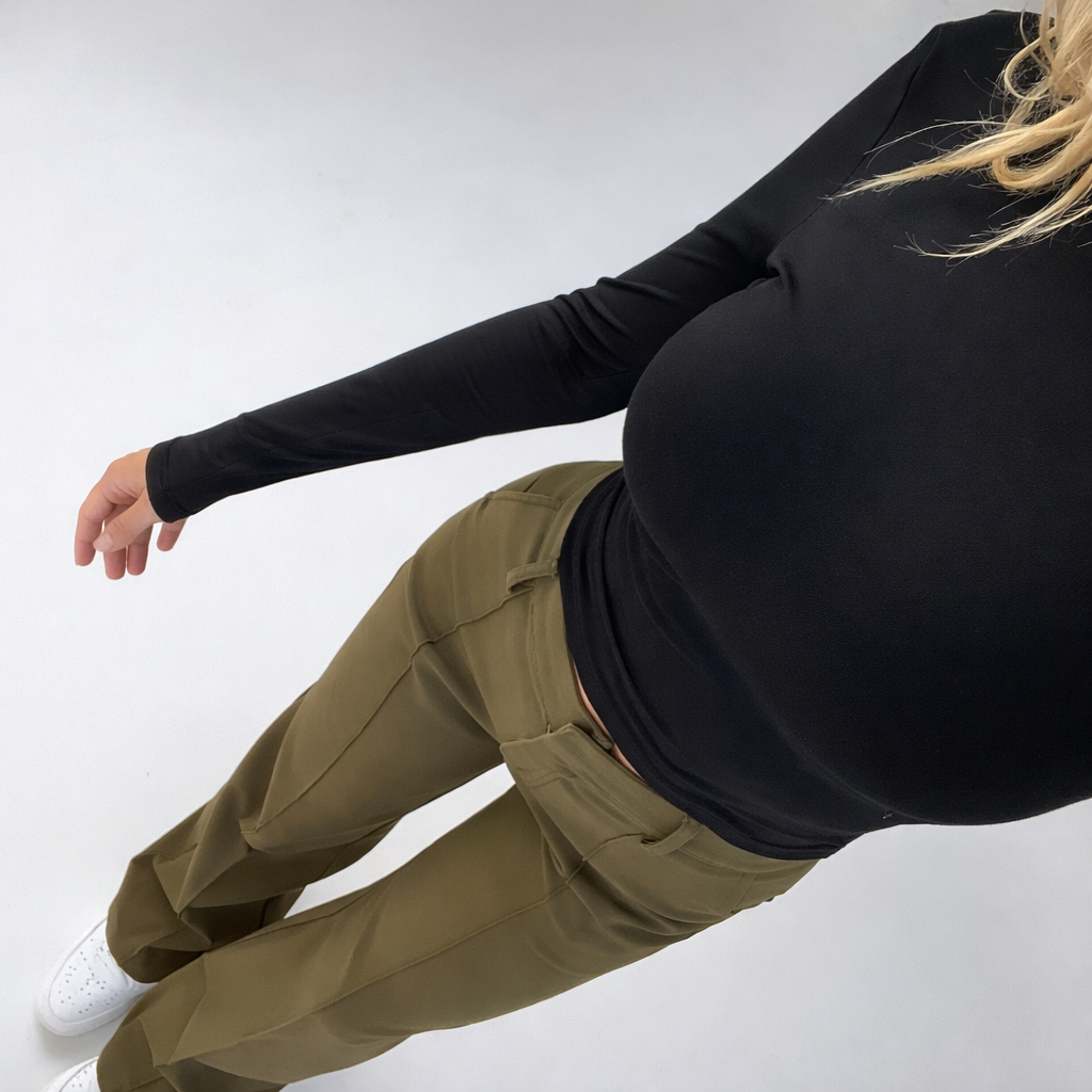 High-Waist Pantalon Met Rechte Pijpen