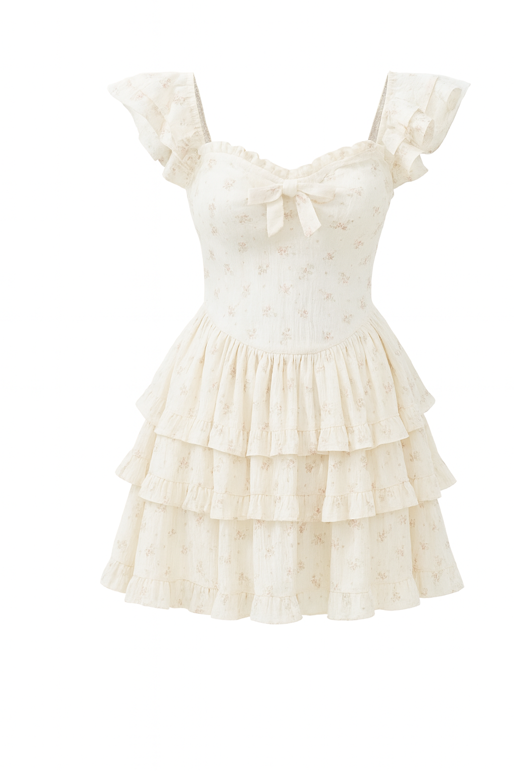Mini jurk met ruches