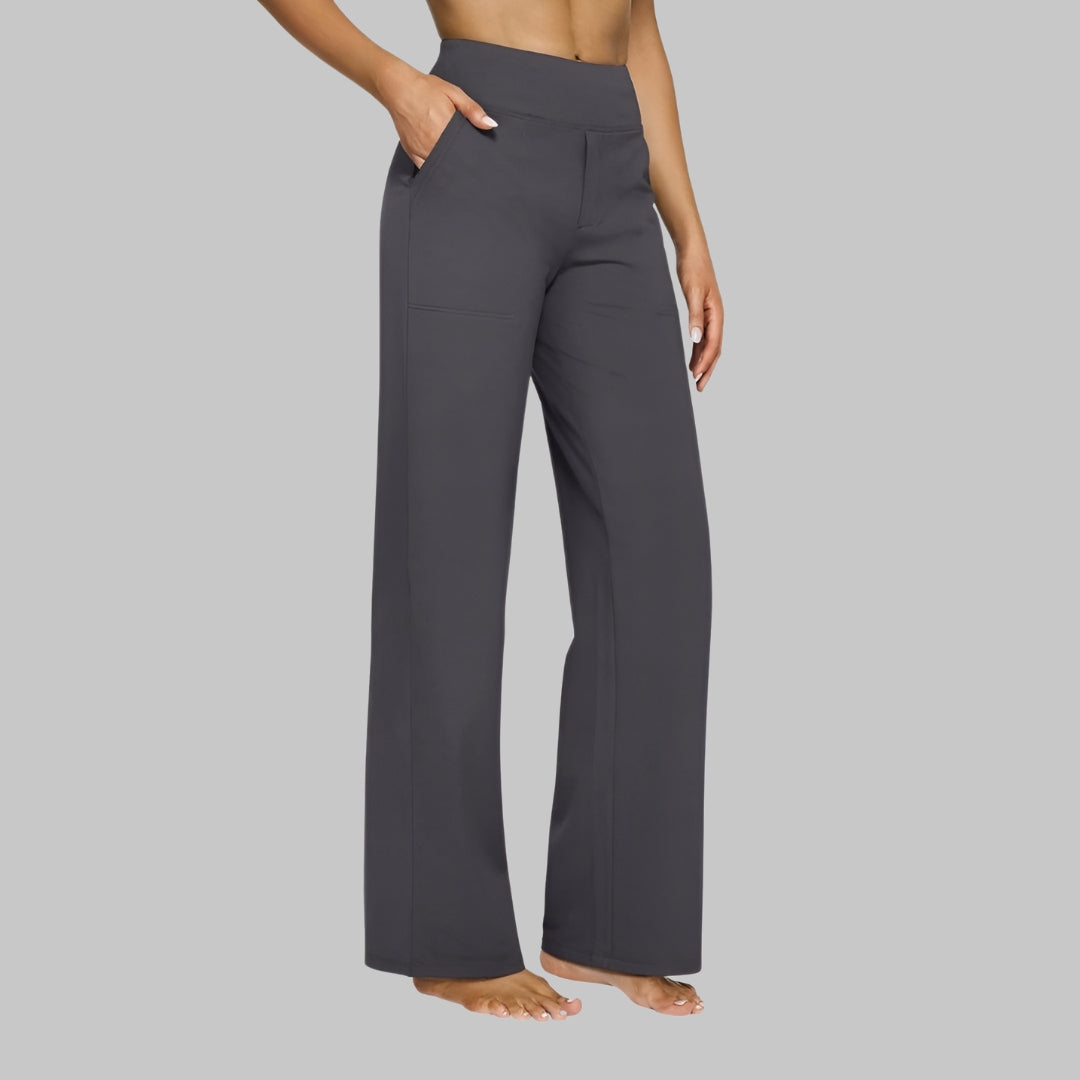 Comfort Fit Broek Dames- Zachte, Ademend met Stretch