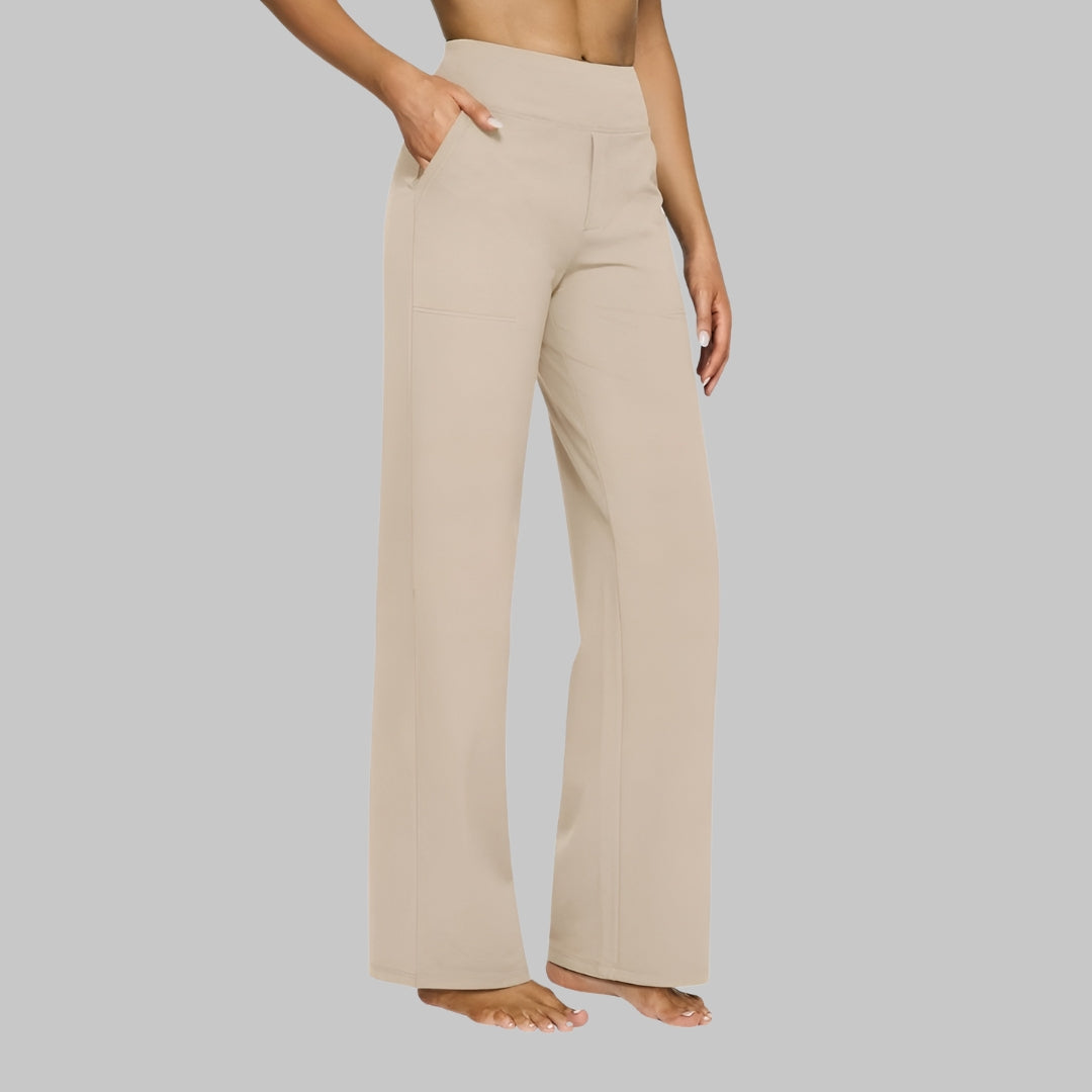Comfort Fit Broek Dames- Zachte, Ademend met Stretch