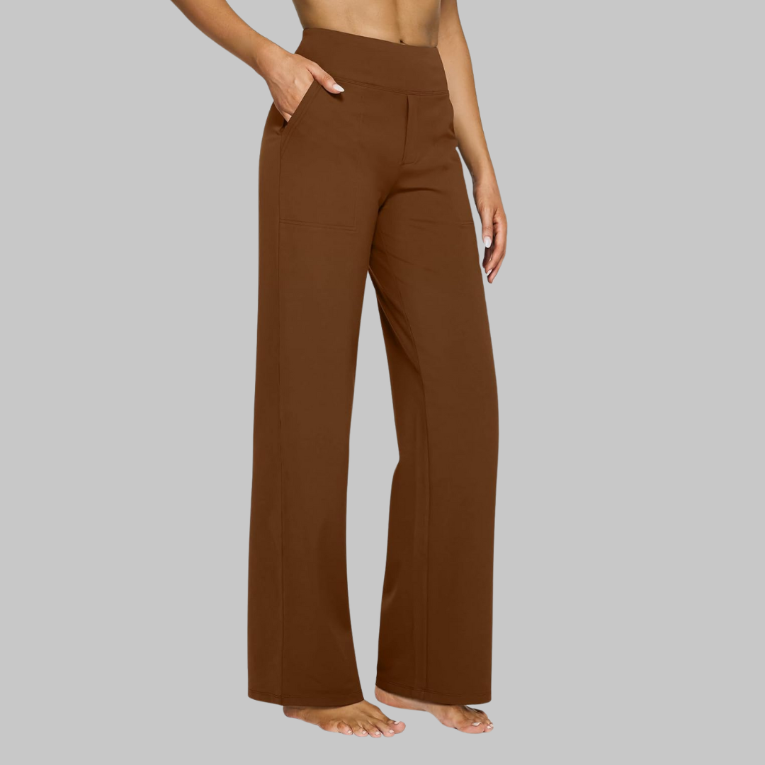 Comfort Fit Broek Dames- Zachte, Ademend met Stretch