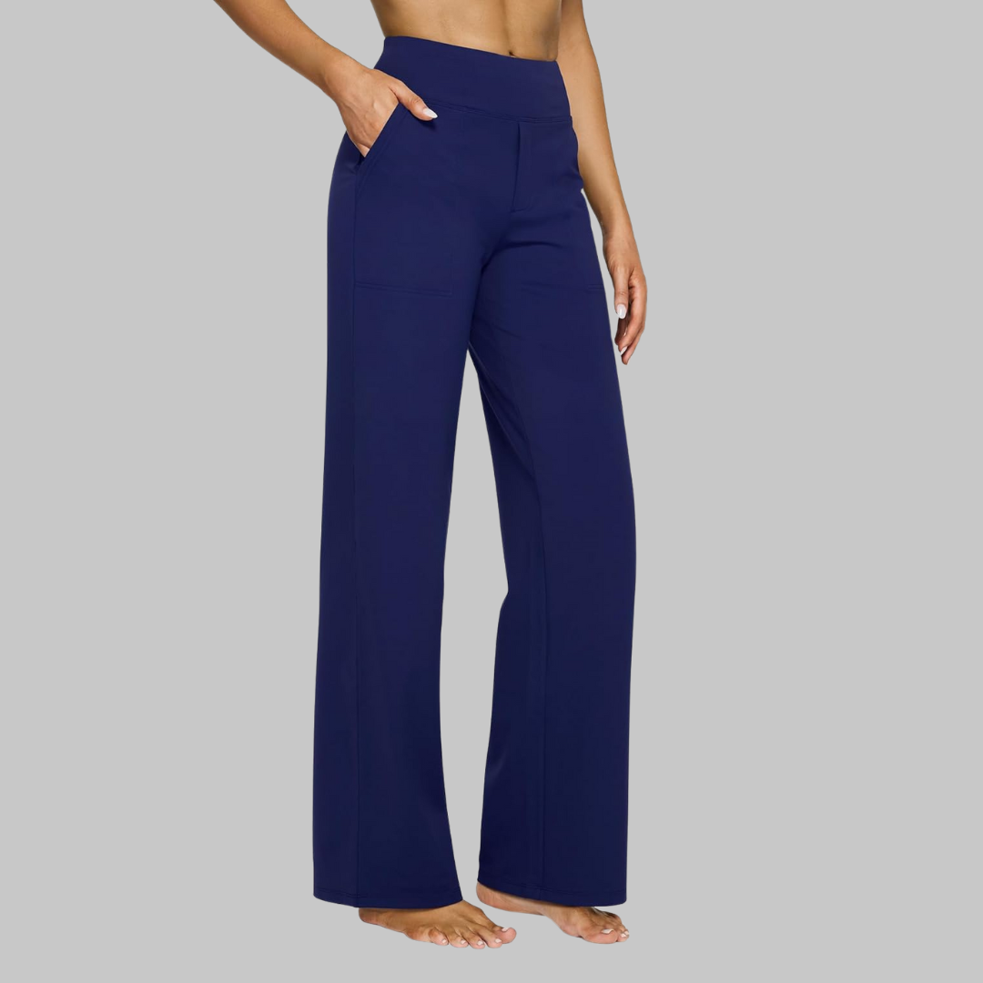 Comfort Fit Broek Dames- Zachte, Ademend met Stretch