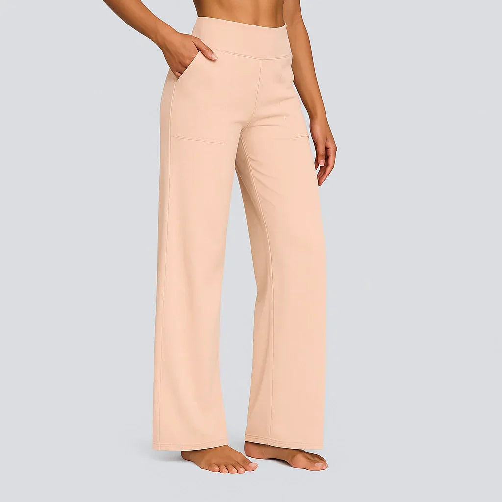 Comfort Fit Broek Dames- Zachte, Ademend met Stretch