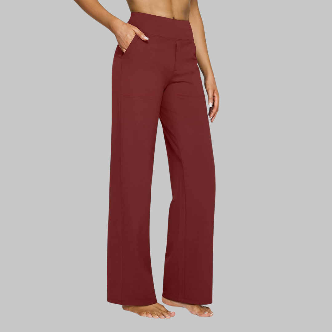 Comfort Fit Broek Dames- Zachte, Ademend met Stretch